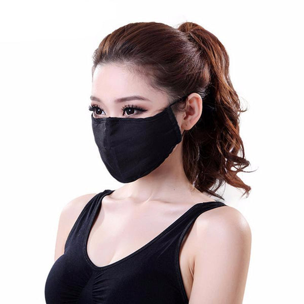 Black Windproof Face Mask