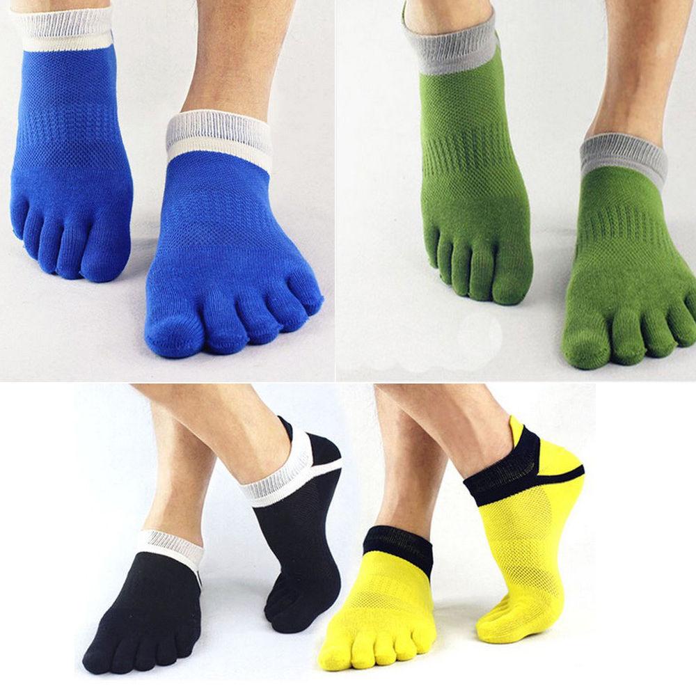 Men's Socks Cotton Five Finger Socks