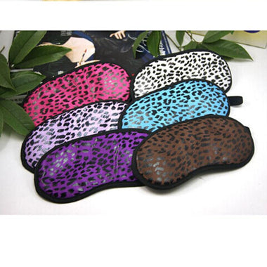 Leopard Print Travel Sleeping Eye Mask