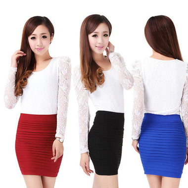 Office Lady Skirt For Women High Waist